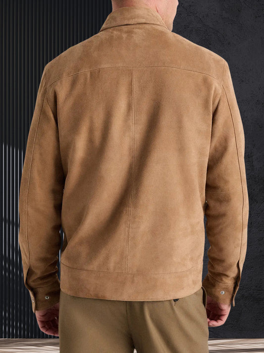 Harrington Suede Leather Jacket