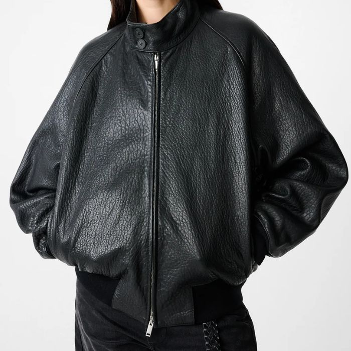 Over Leather Jacket
