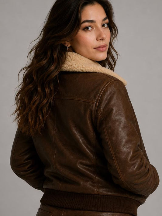 Shearling Collar Jacket,