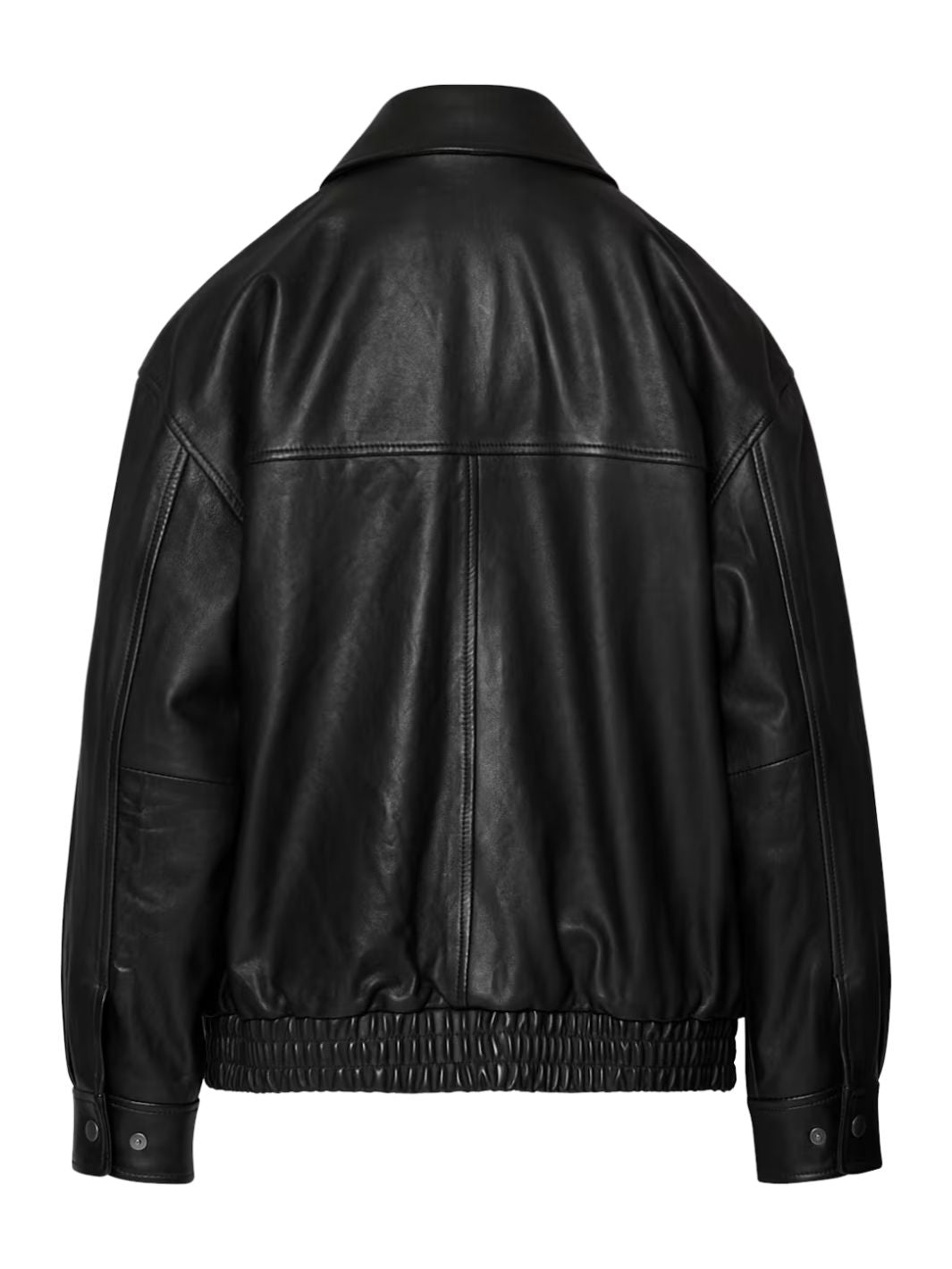 Shirt Collar Oversize Bomber Jacket