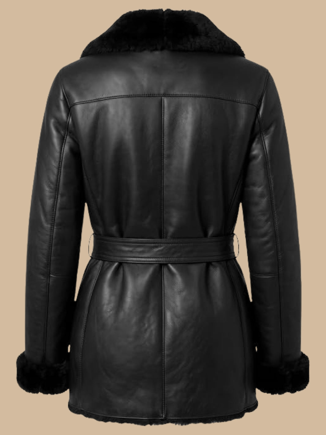 Shearling Leather Coat