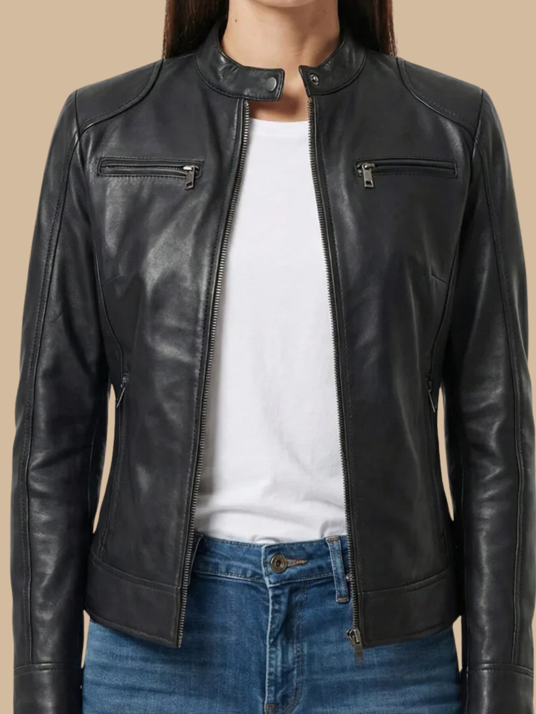 Damen Bikerjacke