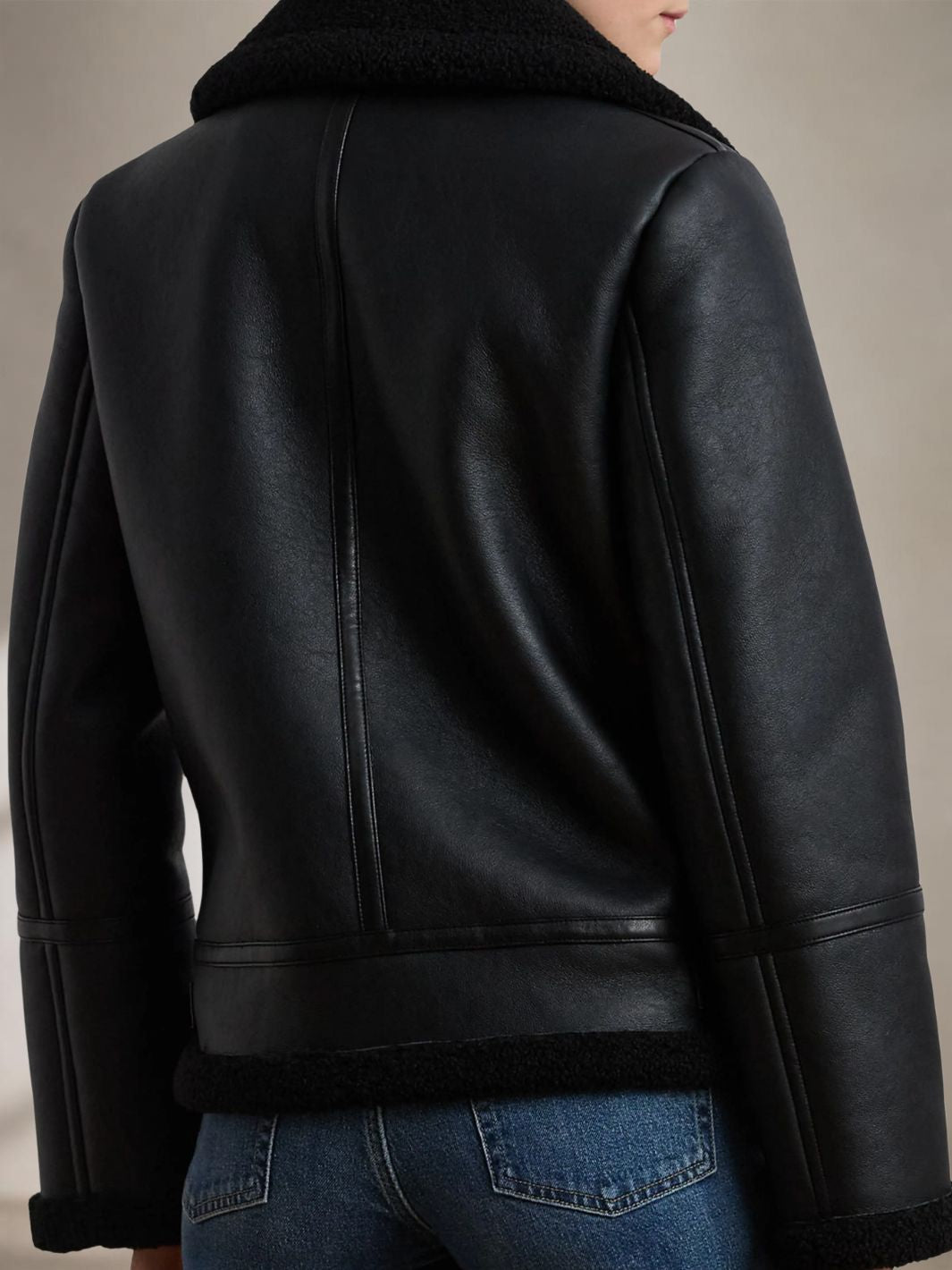 Shearling Leather Jacket