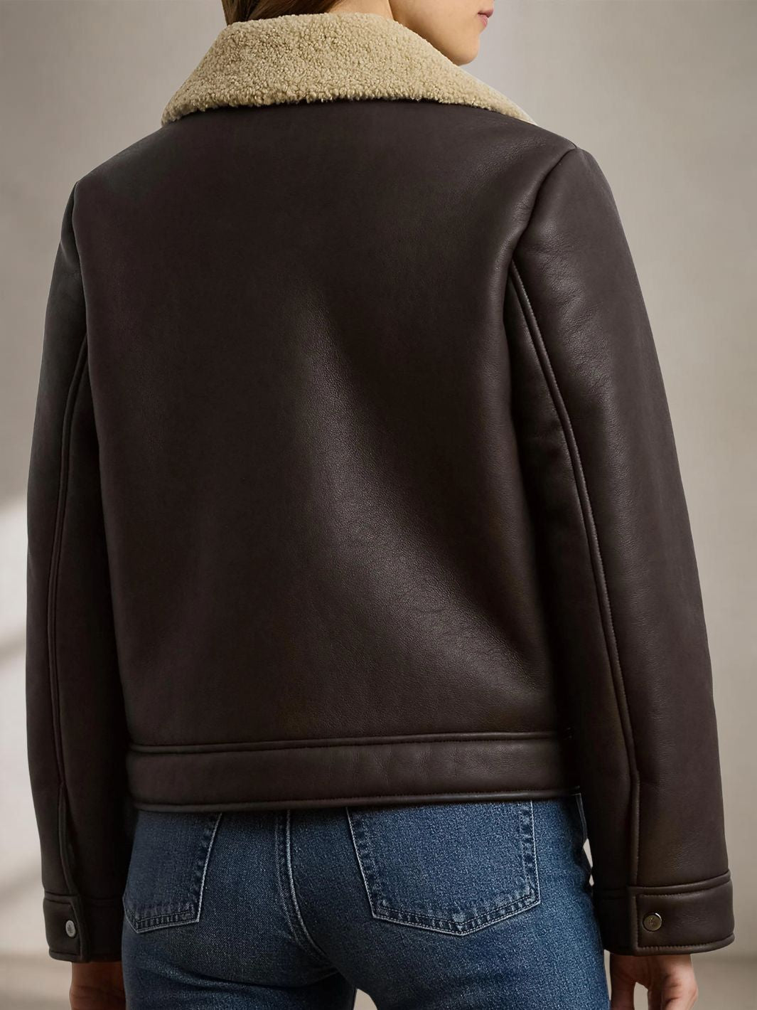 Shearling Leather Jacket