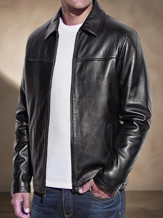 Reeves Herren Lammlederjacke