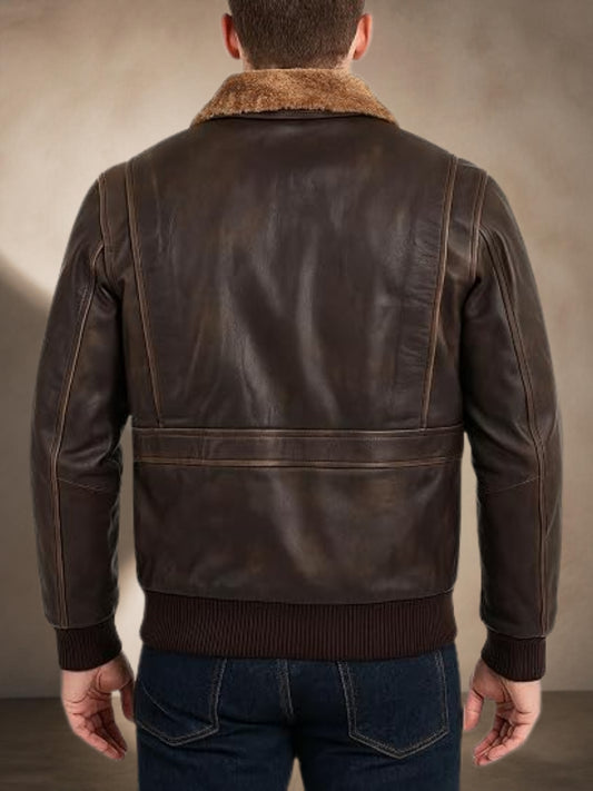 A2 Flight Jacket - Distressed Brown