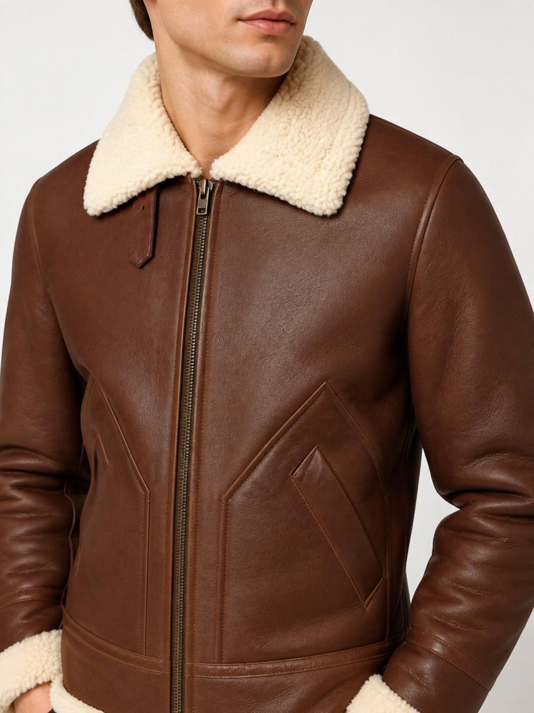 Shearling Leather Jacket
