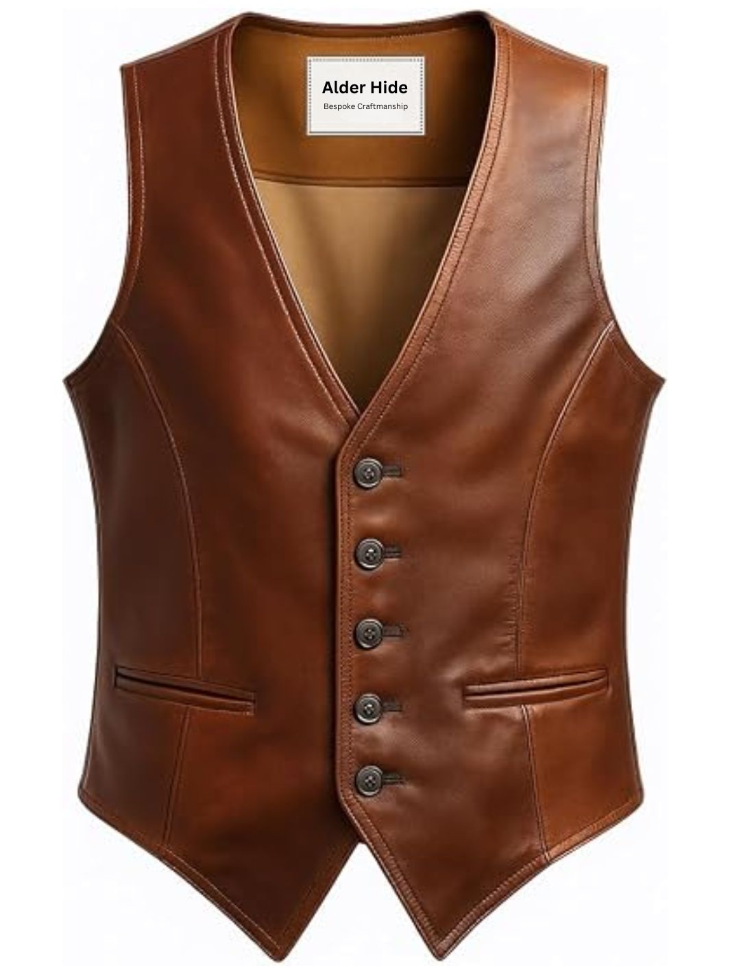 Vintage Western Style Sleeveless Waistcoat