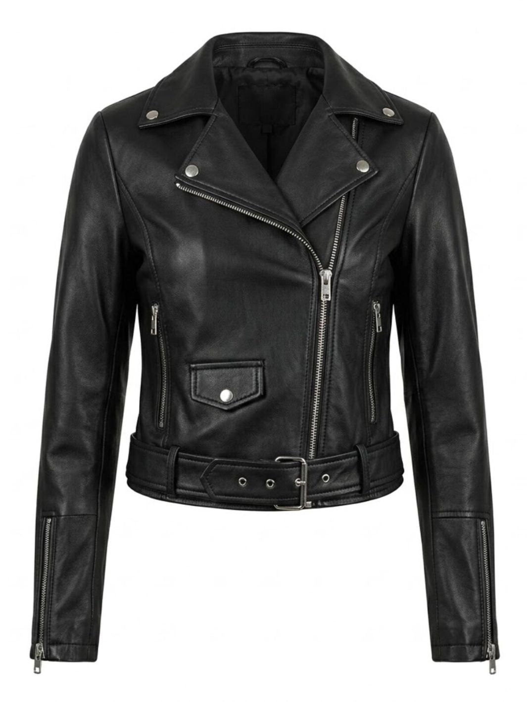 Bestickte Lederjacke nach Maß • Florale Biker