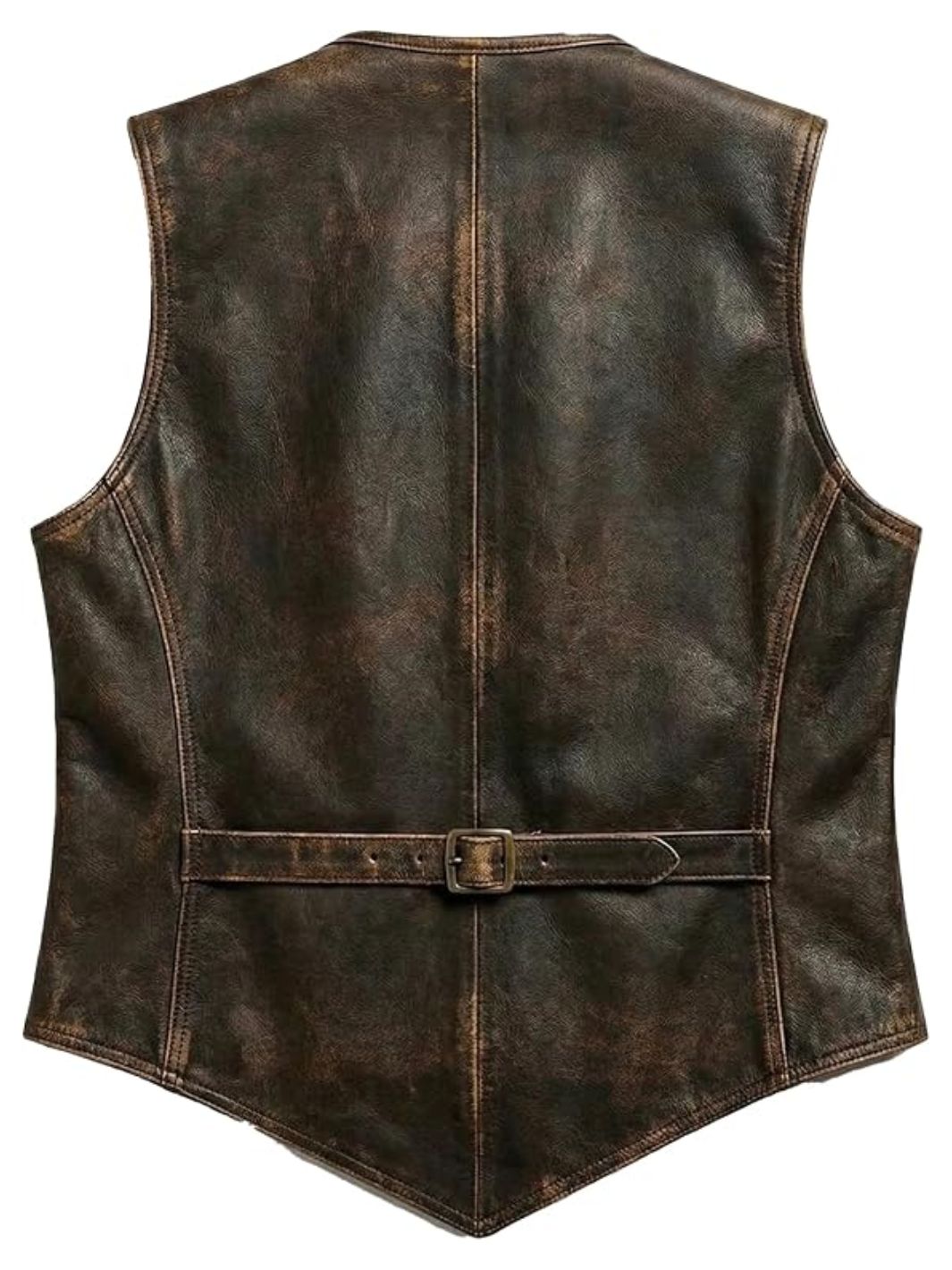 Vintage Western Style Sleeveless Waistcoat