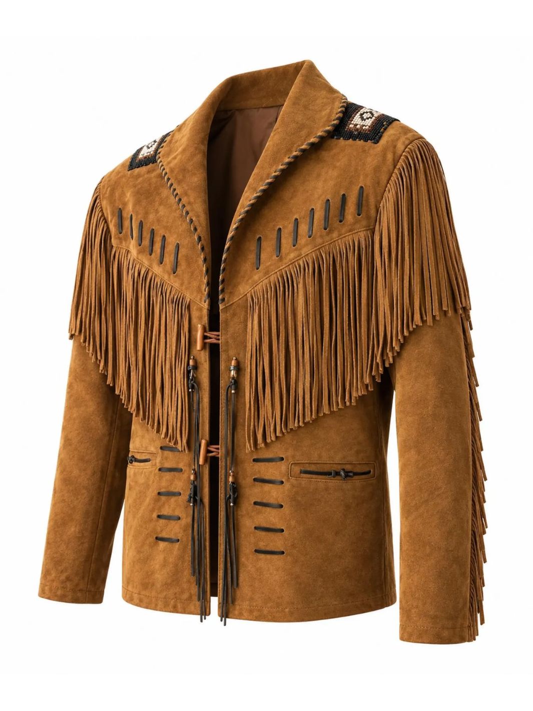 Fringe Suede Leather Jacket