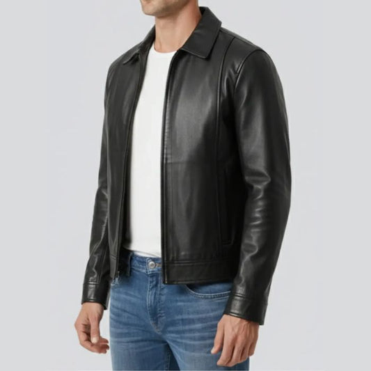 Reeves Men's Lambskin Leather Jacket
